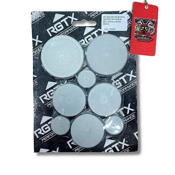 KIT SELOS DO BLOCO MOTOR GM OPALA 6CIL EM ALUMINIO - RGTX