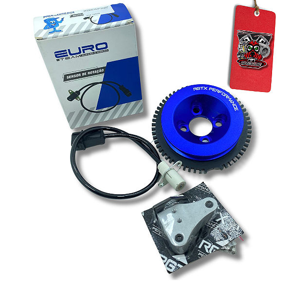 POLIA DO VIRA AP + SENSOR + SUPORTE AZUL  - RGTX