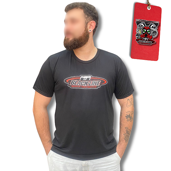 CAMISETA BLACKLINE - PRETA