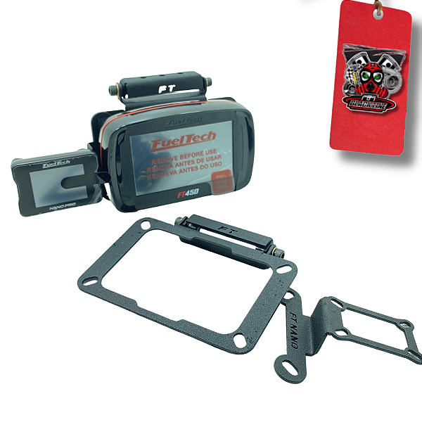 SUPORTE PARA FUELTECH FT450 / FT550 / ft600 + FT NANO EM AÇO - VT