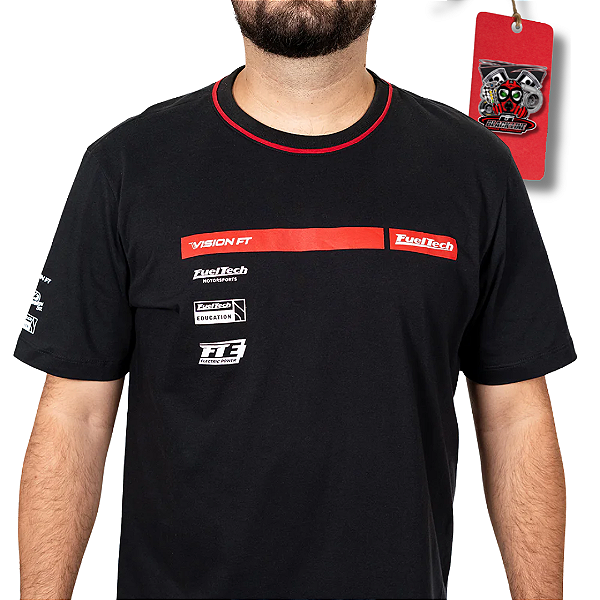 CAMISETA VISION FT PRETA - FUELTECH
