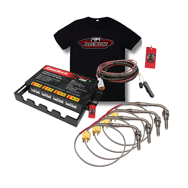 KIT MODULO EGT-4 CAN + CHICOTE + PIROMETROS DE ESCAPE - FUELTECH