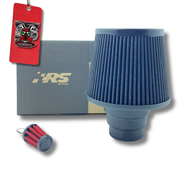 FILTRO DE AR UNIVERSAL DUPLO FLUXO RS1014 - RS FILTER