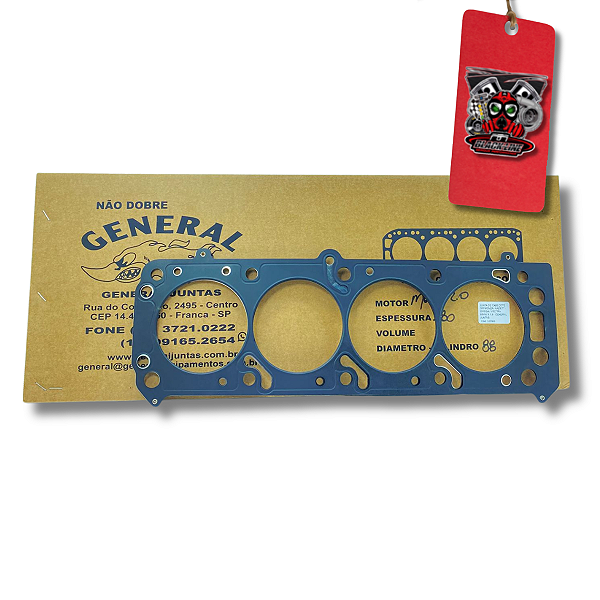 JUNTA DE CABEÇOTE GM MONZA / KADETT / OMEGA / VECTRA 88MM X 1,80MM- GENERAL JUNTAS