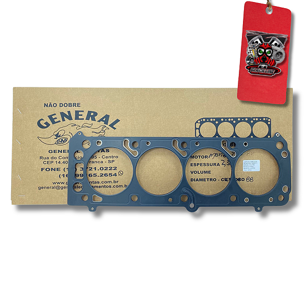 JUNTA DE CABEÇOTE GM MONZA / KADETT / OMEGA / VECTRA 88MM X 2,30MM - GENERAL JUNTAS