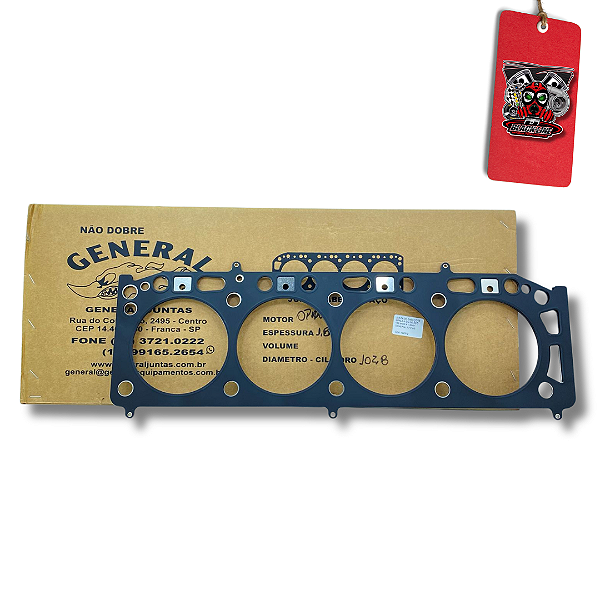 JUNTA DE CABEÇOTE OPALA 4 CIL DE AÇO 102,8MM X 2,3MM - GENERAL JUNTAS