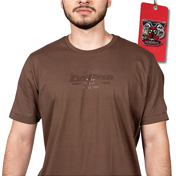 CAMISETA MARROM - FUELTECH