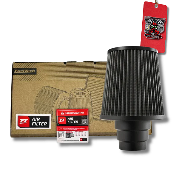 FILTRO DE AR CONICO MULT 63/73/83 X 100MM LINHA STREET FTU100 - FT AIR FILTER