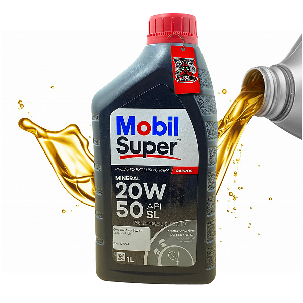 OLEO DE MOTOR 20W 50 MINERAL - MOBIL
