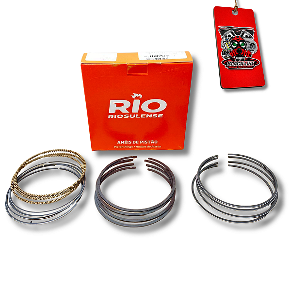 JOGO DE ANEIS DE SEGMENTO 1,2 X 1,2 X 2MM  84MM - RIO