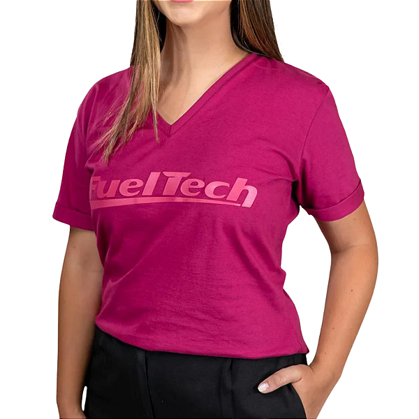 CAMISETA BABY LOOK PINK LIBERTY  - FUELTECH
