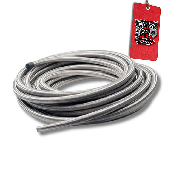 MANGUEIRA AEROQUIP PTFE COM MALHA INOX 3AN - METAL HORSE