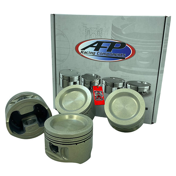 JOGO DE PISTAO AFP SOLID FORJADO AP / GOLF BLOCO ALTO 2.0 8V PINO 22 - TURBO + ANODIZADO