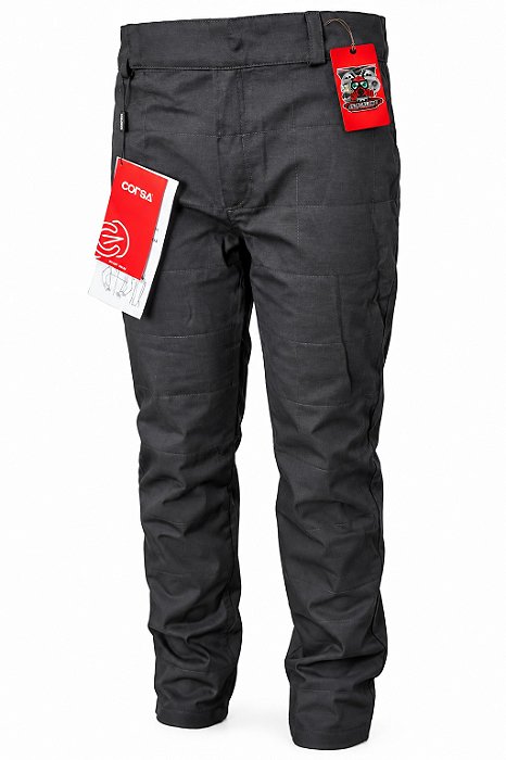 CALÇA PARA ARRANCADA TORQ ANTI CHAMAS PRETA - CORSA