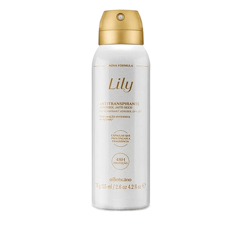 Desodorante Antitranspirante Aerosol Lily 75g/125ml