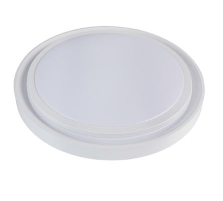 PLAFON LED REDONDO ZONY 50CM 36W 3K/4K/6.5K C/ CONT MEMORIA BRANCO 2669