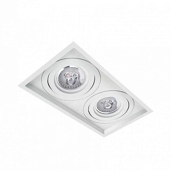 EMBUTIDO PAR20 DUPLO RECUADO BRANCO