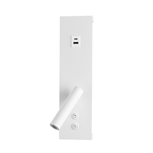 ARANDELA LED ENNA IP20 C/USB 3+9W 3000K BR 2850