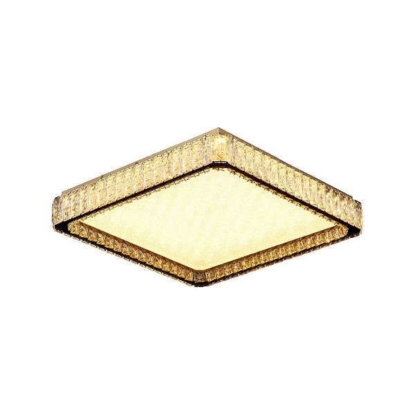 PLAFON LED QUADRADO TOLIMAN 40CM 48W 3000K 100-240V DOURADO P 9971