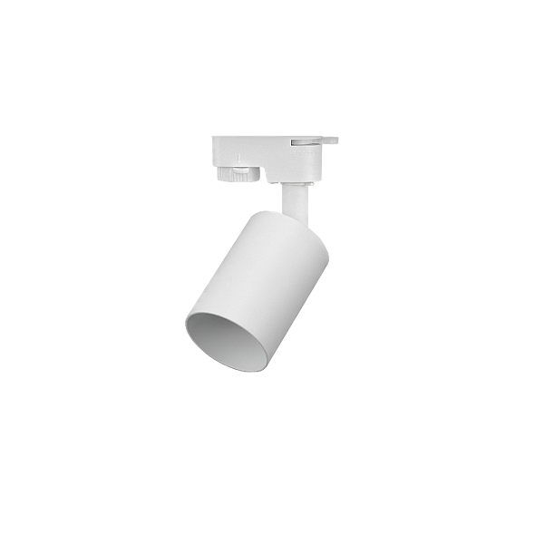 SPOT PARA TRILHO ANDROMEDA GU10 1MR16 ALUMINIOR BRANCO ST 7702