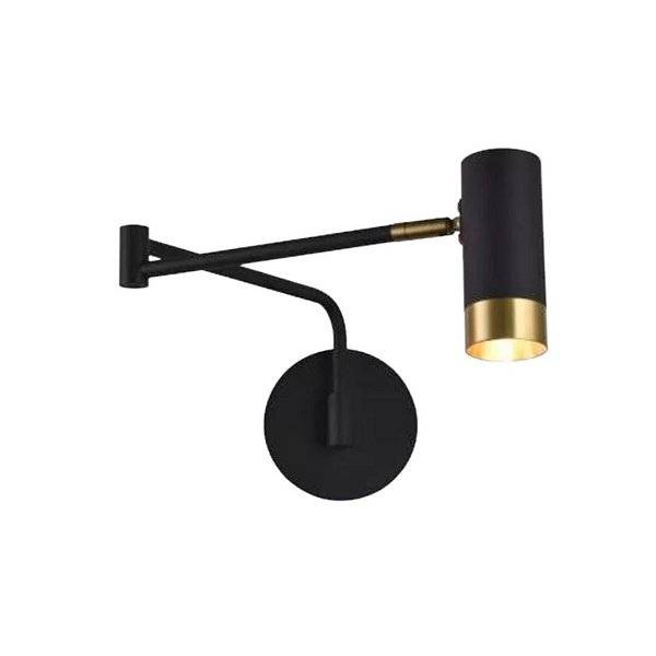 ARANDELA LED GATRIA 100-240V 5W 3000K DOURADO E PRETO AD 4064