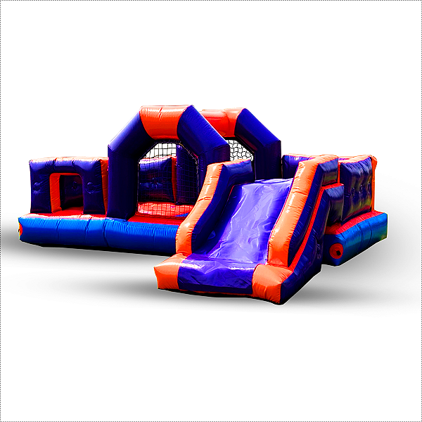 Mini Play Home Inflável - Roxo Multicolor - c/ Motor