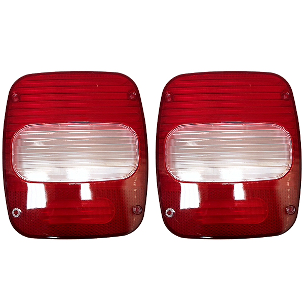 Lente da lanterna traseira VW Constellation LD e LE (PAR)