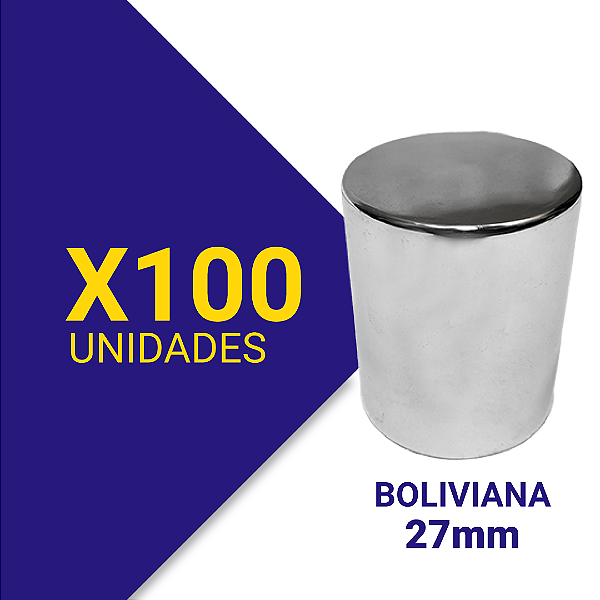 Capa de Porca Boliviana 27 Cromada Kit 100 Unidades