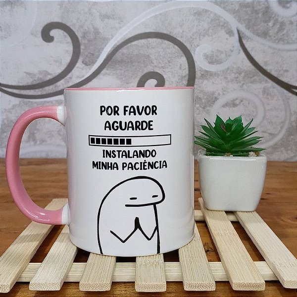 Caneca Instalando a Paciência  - Flork divertida