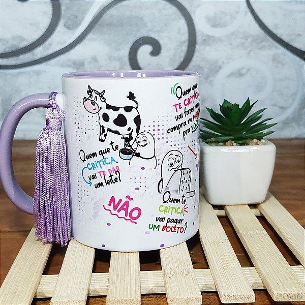 Caneca divertida Jojo Todynho Quem te Critica