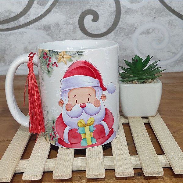Caneca Natalina - Feliz Natal Papai Noel