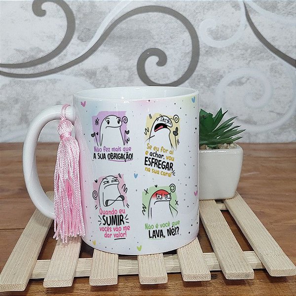 Caneca Divertida Dia das Mães Flork - Frases de mãe