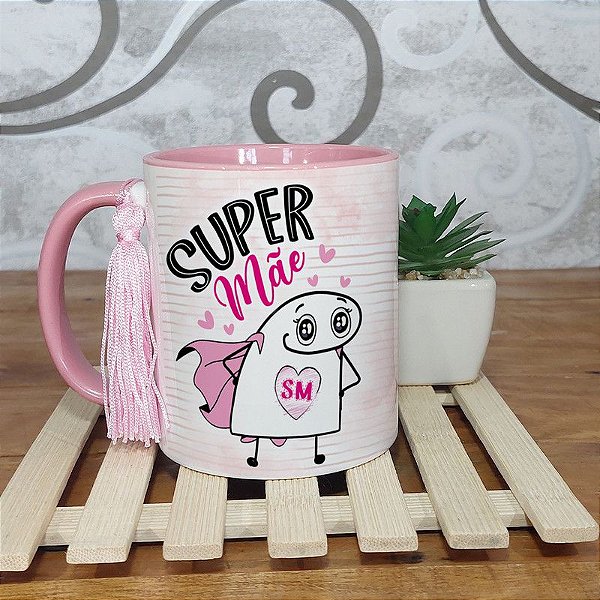 Caneca dia das Mães divertida - Super Mãe