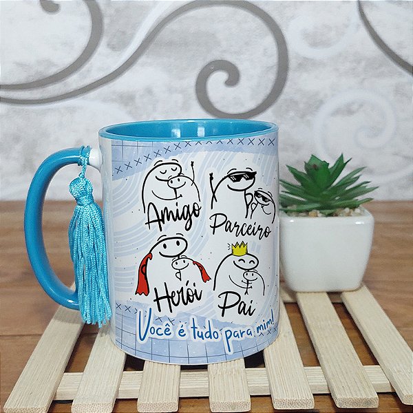Caneca dia dos pais - Amigo parceiro heroi