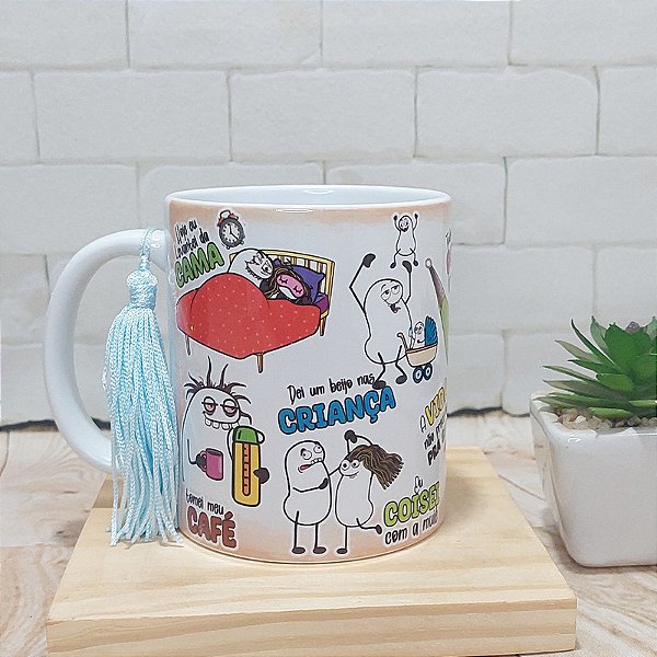 Caneca só fé - as coisas boas são de graça
