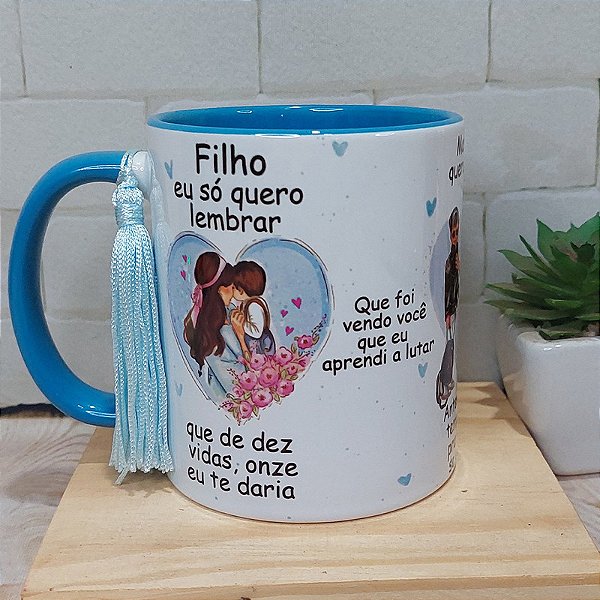 Caneca para filho 11 vidas - Eu só quero lembrar
