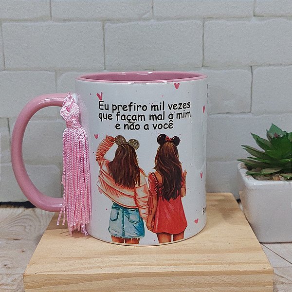 Caneca para amiga você é a melhor pessoa que eu conheço