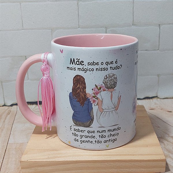 Caneca para mãe obrigado por tudo - dia das mães