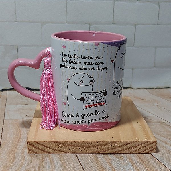 Caneca para mãe como é grande meu amor por você