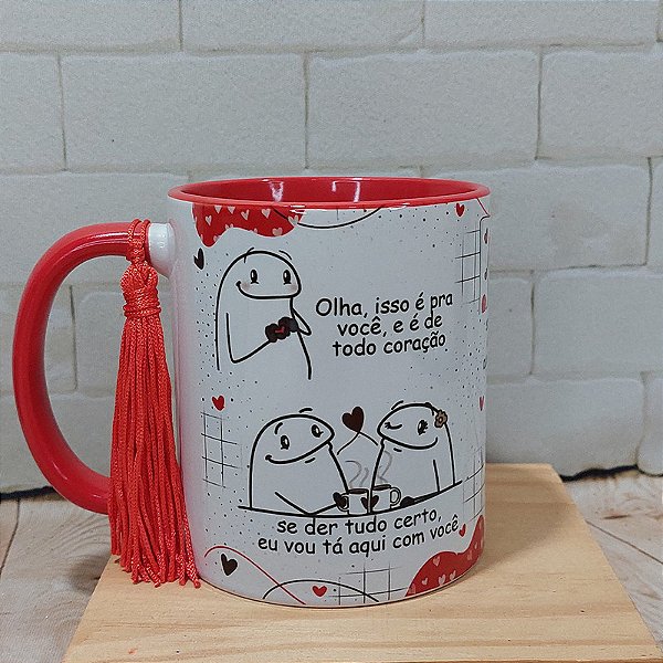 Caneca para namorados eu sempre vou está com você