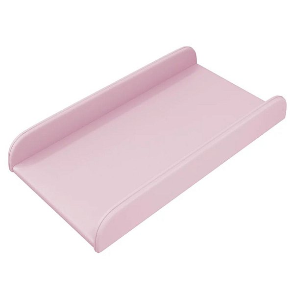 Trocador de Fraldas em MDF Almofadado Rosa para Berço