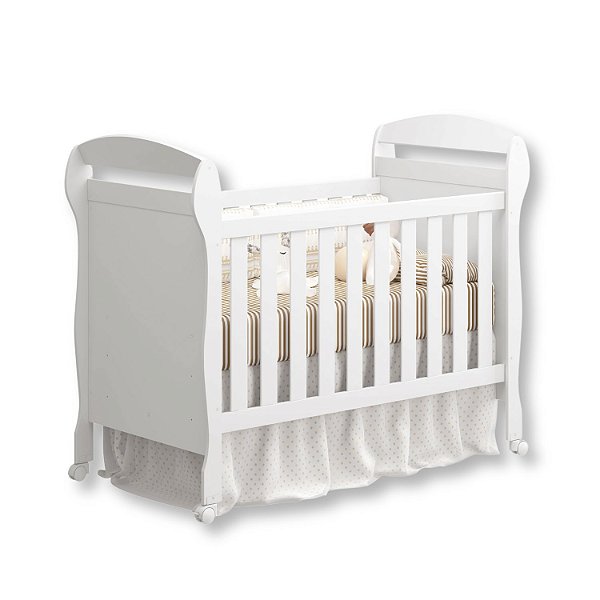 Berço Americano Mini Cama Branco Danny