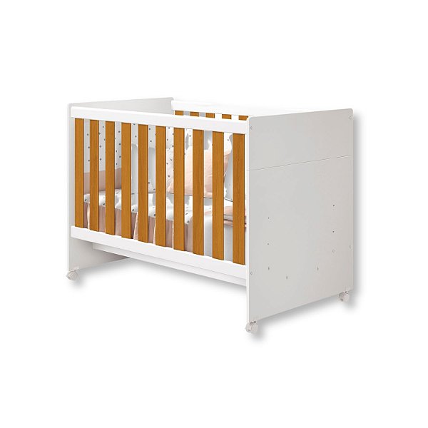 Berço Americano 3 em 1 Katatau Flex Branco Fosco/Savana