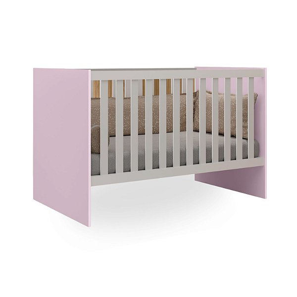 Berço Americano Mini Cama Giovana Rosa