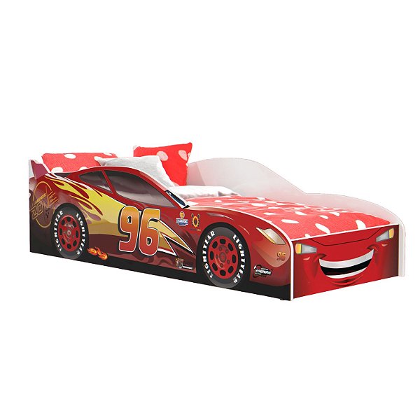 Cama Infantil Montessoriana Carro Vermelho