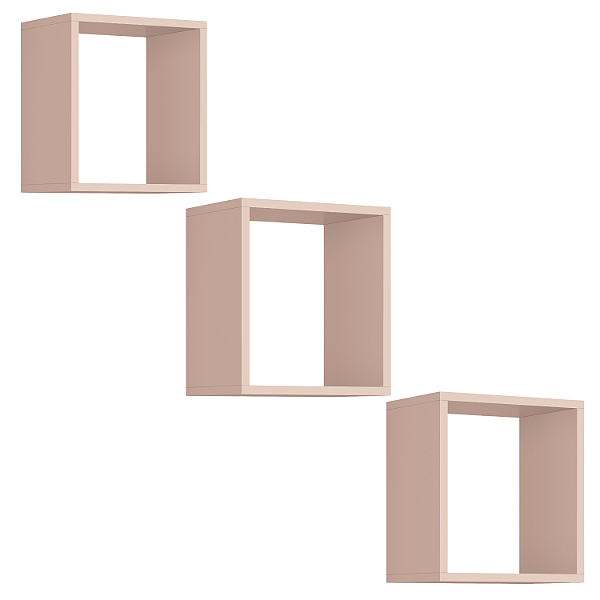 Kit Nicho Triplo Juju Rosa Fosco