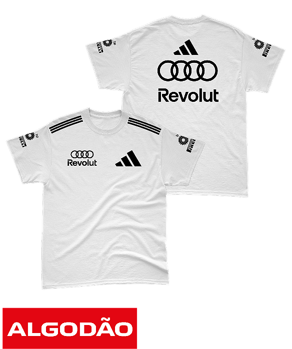 Camiseta Algodão Audi 2026 - Team - Branco