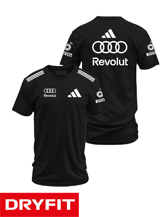 Camiseta Dryfit Audi 2026 - Team - Preto