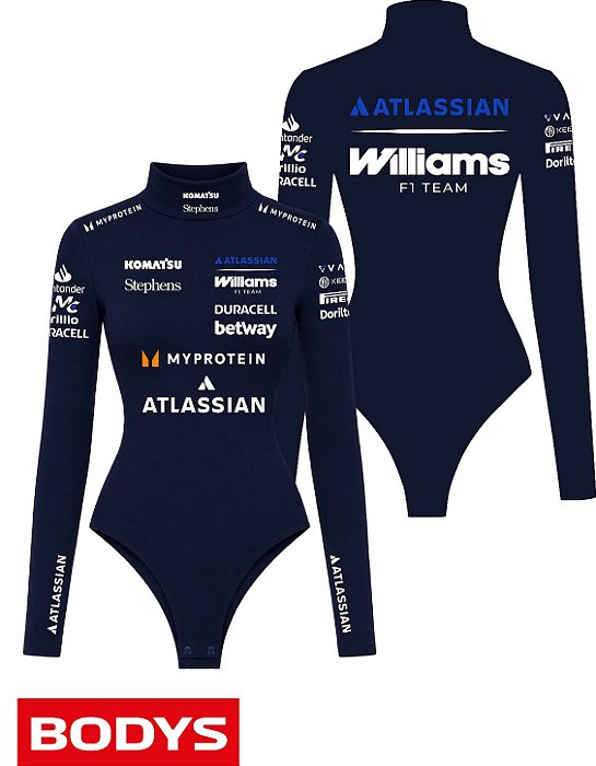 Body Feminino - Williams F1 Team - Team