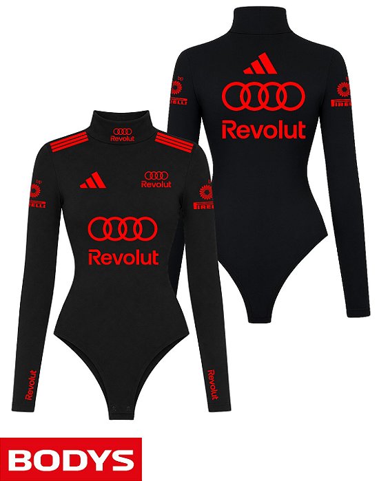 Body Feminino - Audi F1 Team - Team - Vermelho
